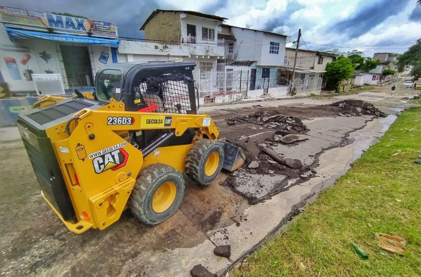 Alcaldía de Cartagena inicia intervención en la vía de Los Caracoles